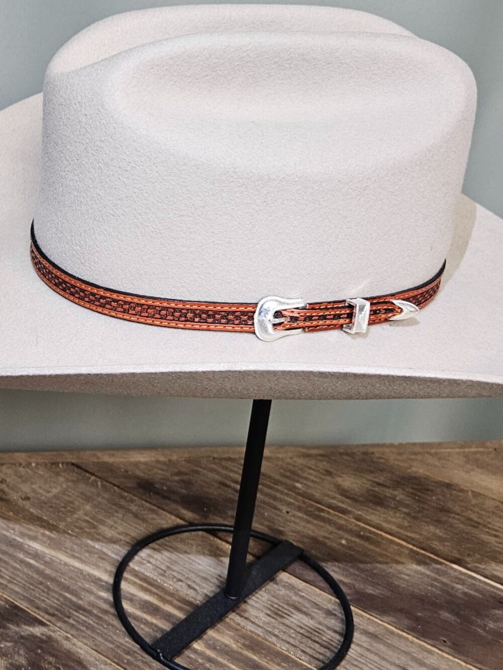 Stetson Marshall D4 Ranch Tan, size 7 1/4, like new - Picture 3 of 6